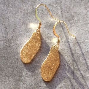 New Gold Finished Lightweight Earrings